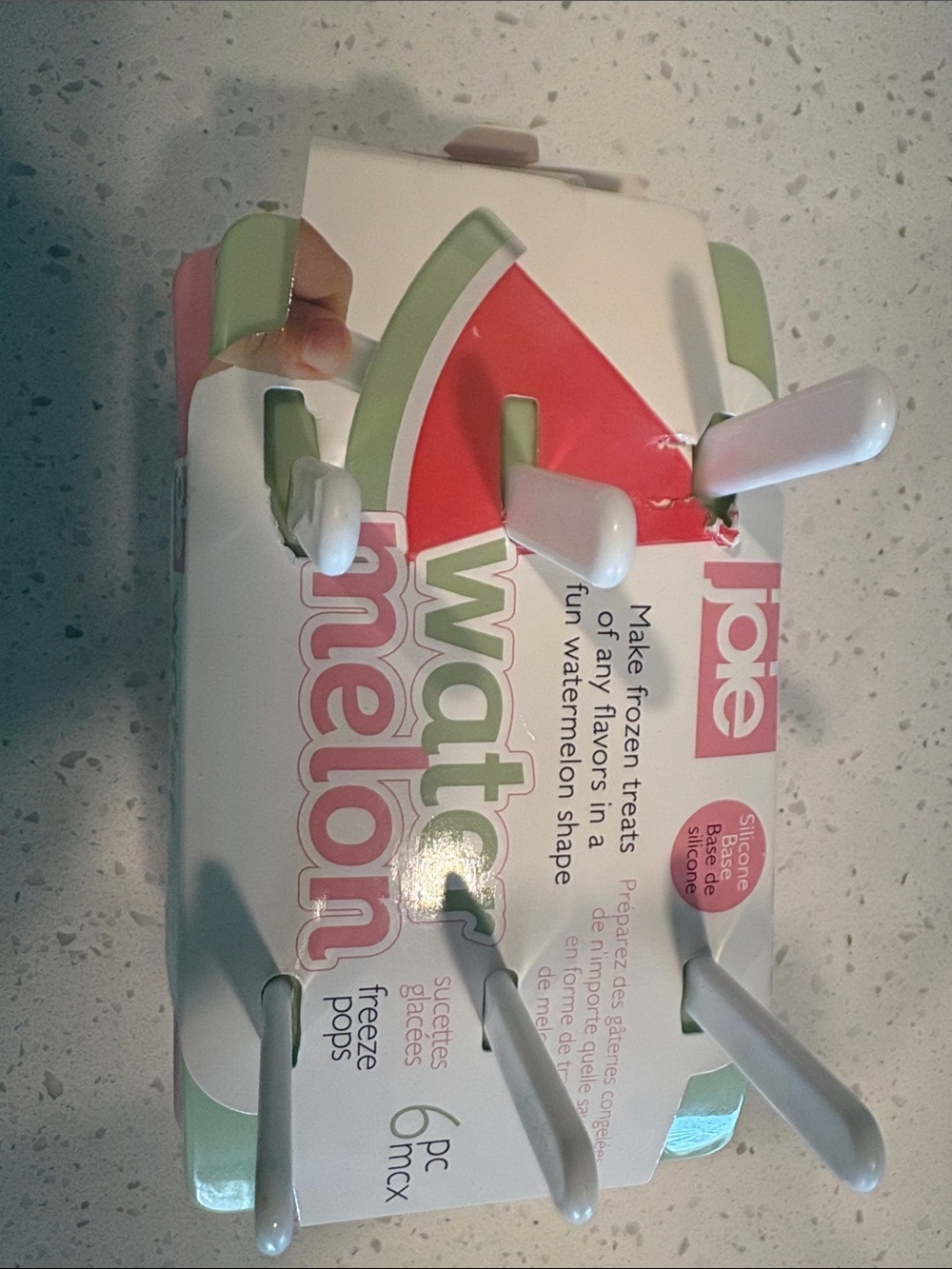 Joie Watermelon Popsicle Molds in Pink and Light Green